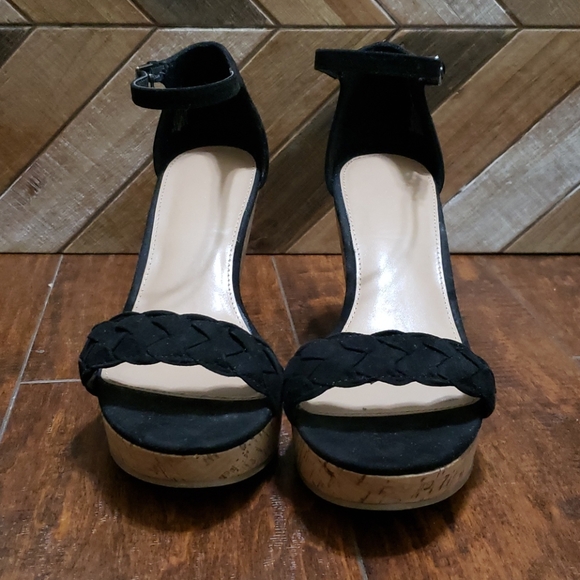 Cato Women's Black Wedges Size 9 - Picture 2 of 8